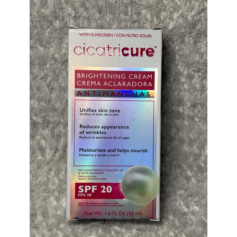 Cicatricure Brightening Cream Antimanchas SPF 20 Face Moisturizer 1.6oz 50ml